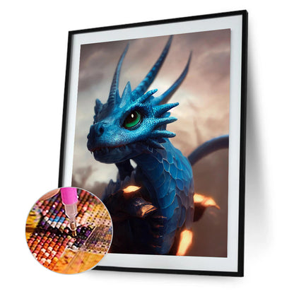 Pterosaur 30*40Ccm(canvas) full round drill diamond painting