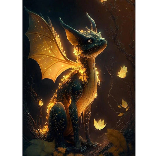Pterosaur 30*40Ccm(canvas) full round drill diamond painting