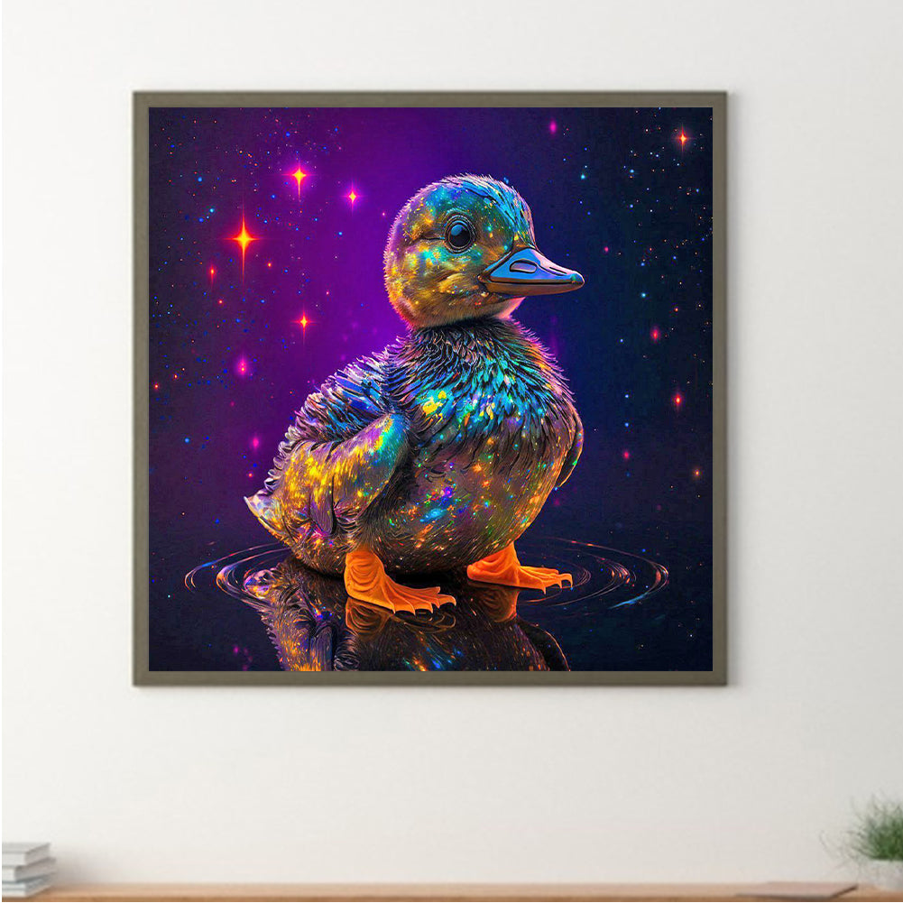 Colorful Duckling 30*30Ccm(canvas) full round drill diamond painting
