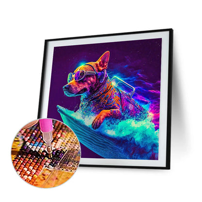Cool Dog 30*30Ccm(canvas) full round drill diamond painting