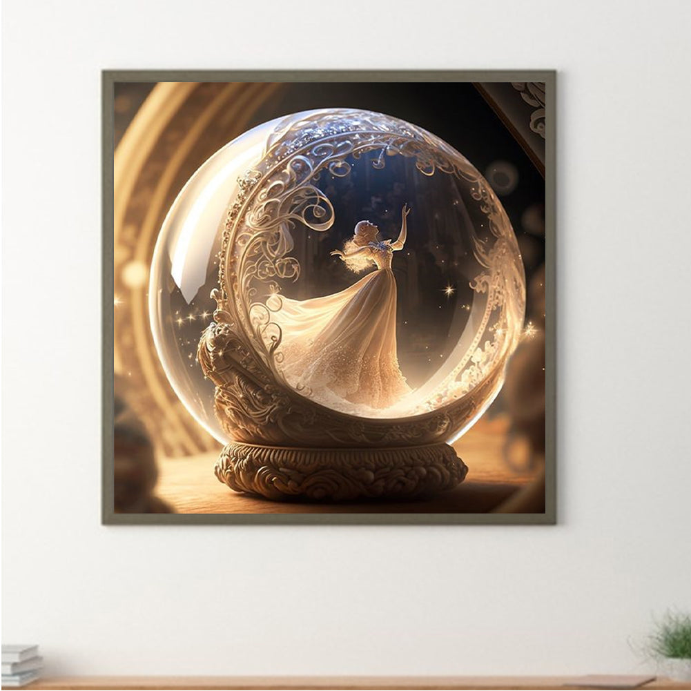 Crystal Ball Princess - Full Square Drill Diamond Painting 40*40CM