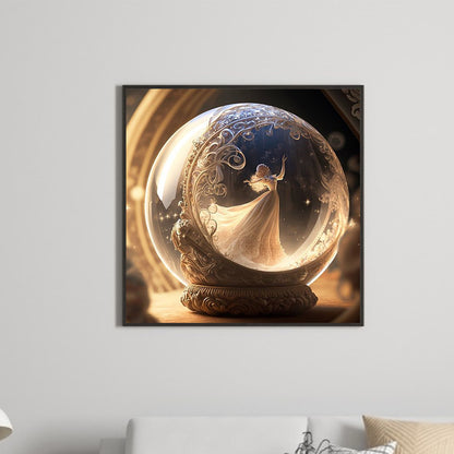 Crystal Ball Princess - Full Square Drill Diamond Painting 40*40CM