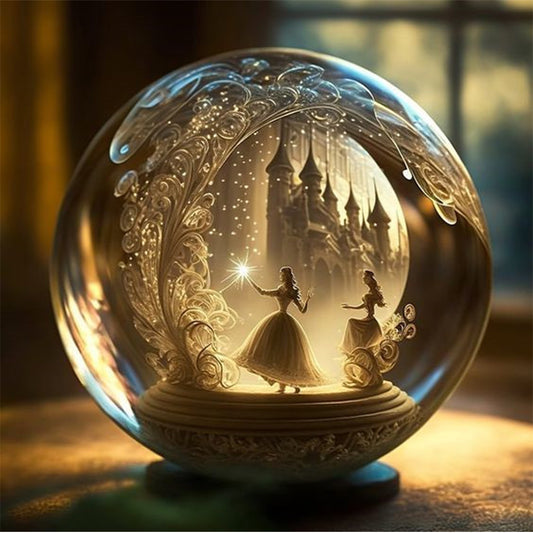Crystal Ball Princess - Full Square Drill Diamond Painting 40*40CM