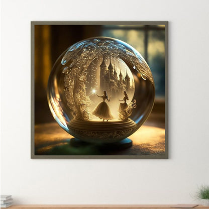 Crystal Ball Princess - Full Square Drill Diamond Painting 40*40CM