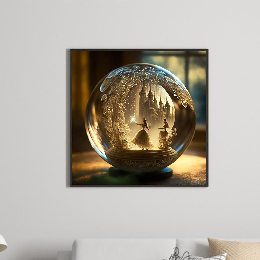 Crystal Ball Princess - Full Square Drill Diamond Painting 40*40CM