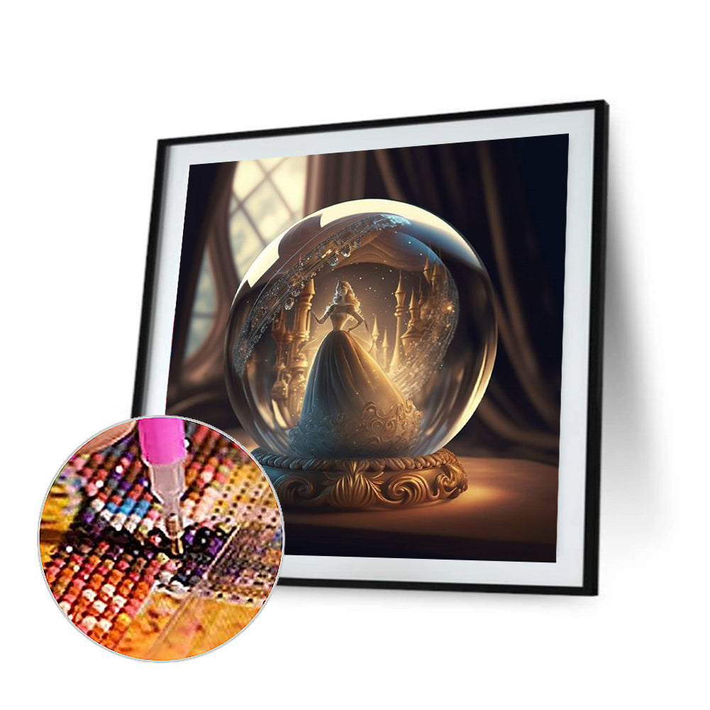 Crystal Ball Princess - Full Square Drill Diamond Painting 40*40CM