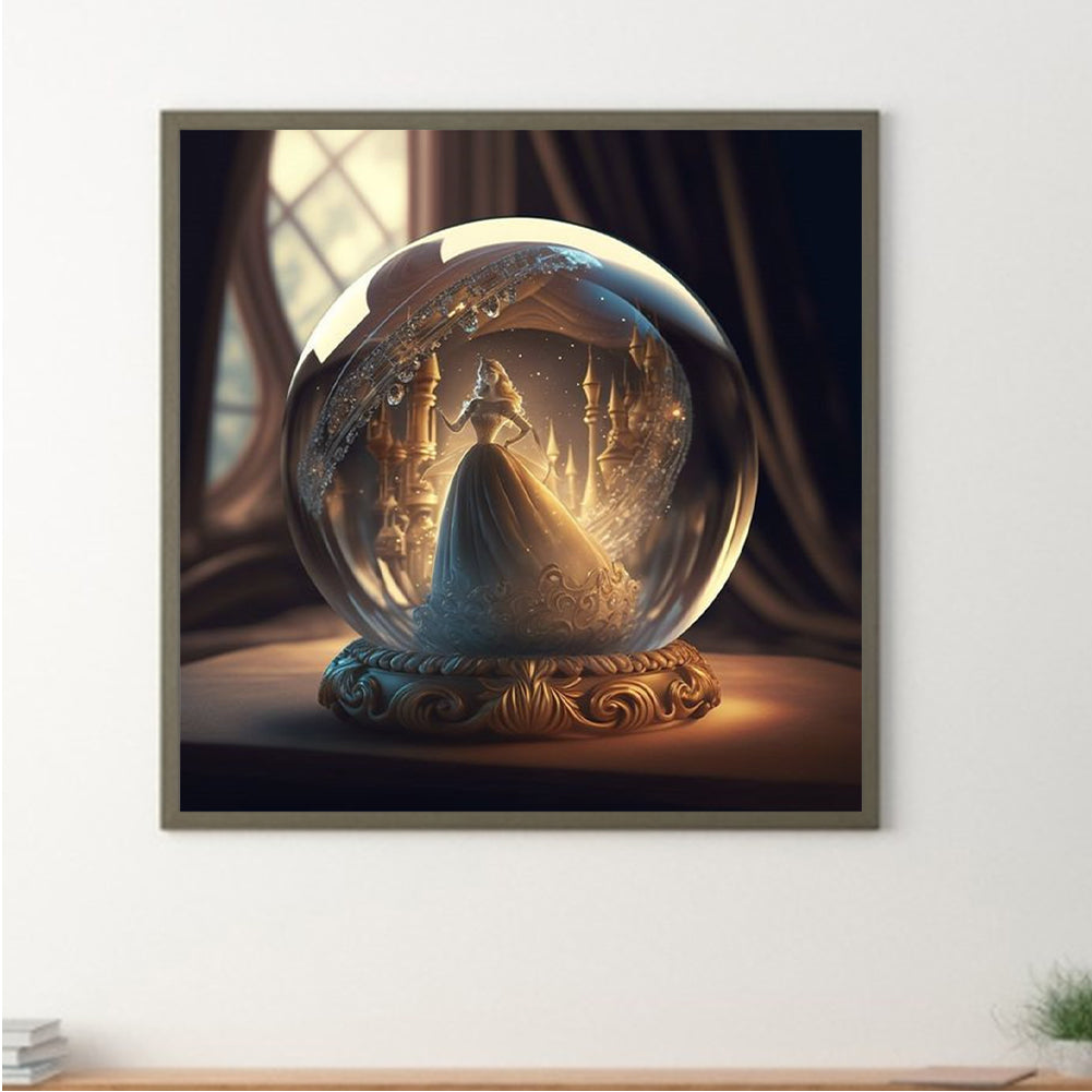 Crystal Ball Princess - Full Square Drill Diamond Painting 40*40CM