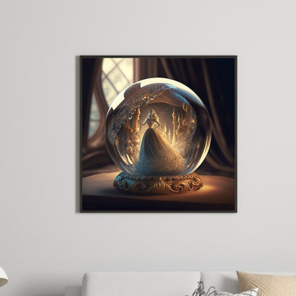 Crystal Ball Princess - Full Square Drill Diamond Painting 40*40CM