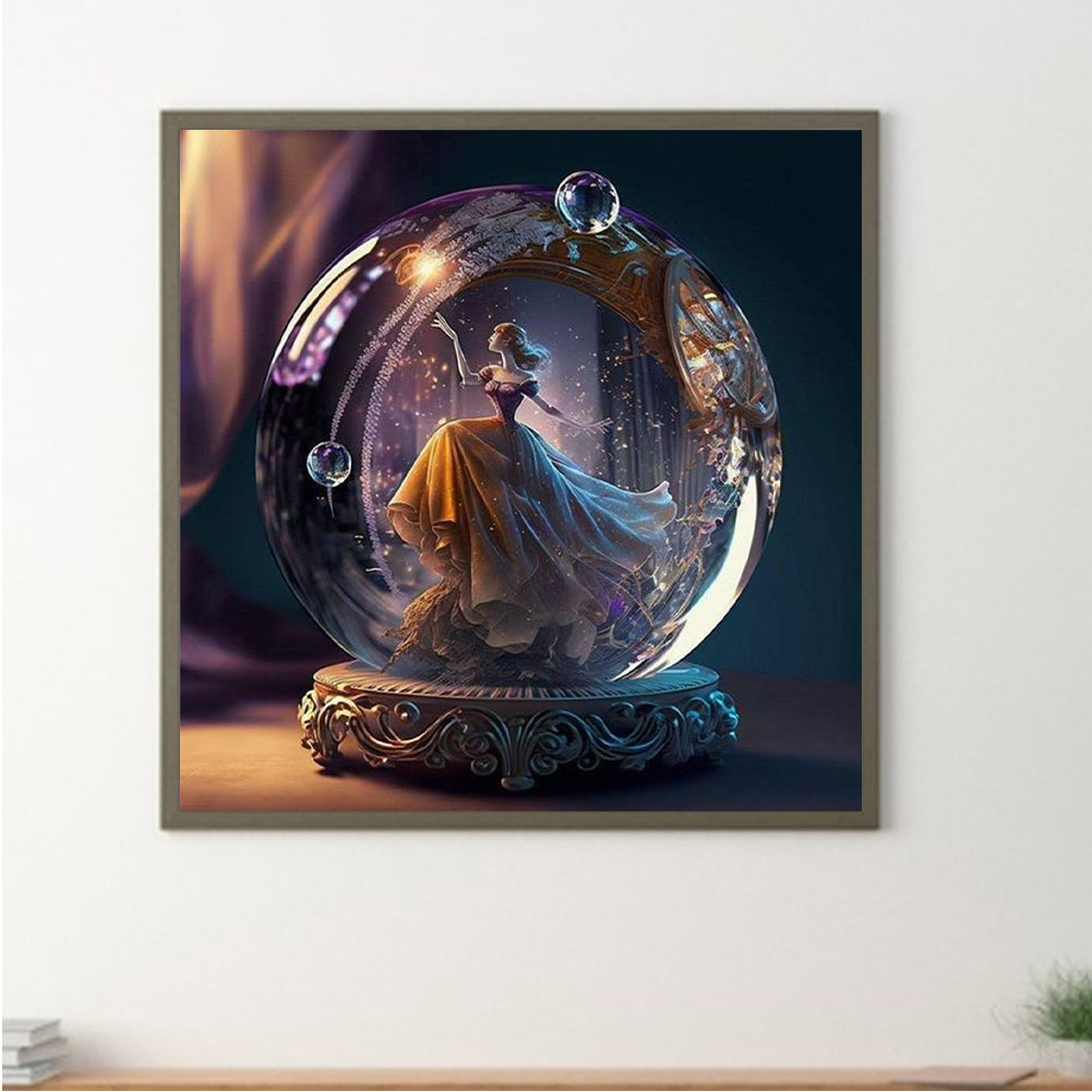 Crystal Ball Princess - Full Square Drill Diamond Painting 40*40CM