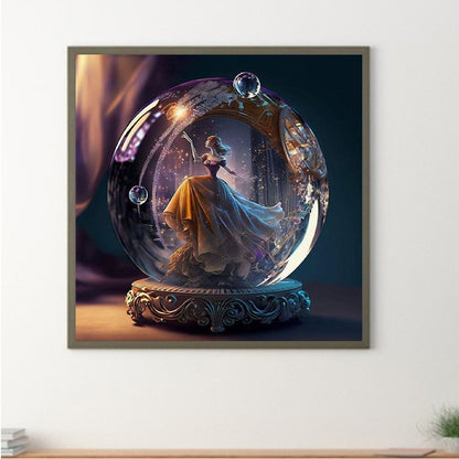 Crystal Ball Princess - Full Square Drill Diamond Painting 40*40CM