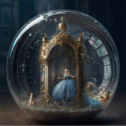 Crystal Ball Princess - Full Square Drill Diamond Painting 40*40CM