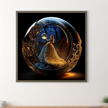 Crystal Ball Princess - Full Square Drill Diamond Painting 40*40CM