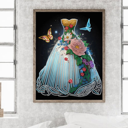 Dream Wedding Dress - Special Shaped Drill Diamond Painting 30*40CM