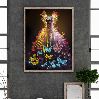 Dream Wedding Dress - Special Shaped Drill Diamond Painting 30*40CM