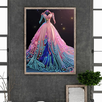Dream Wedding Dress - Special Shaped Drill Diamond Painting 30*40CM