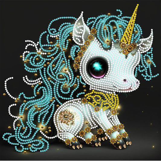 Unicorn - Special Shaped Drill Diamond Painting 30*30CM