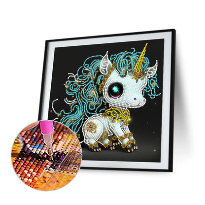 Unicorn - Special Shaped Drill Diamond Painting 30*30CM