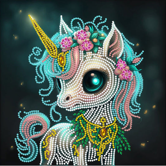 Unicorn - Special Shaped Drill Diamond Painting 30*30CM