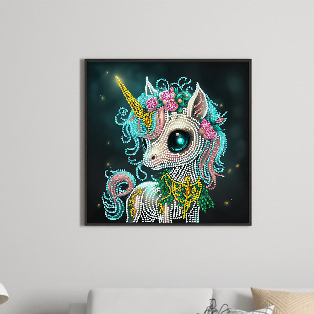 Unicorn - Special Shaped Drill Diamond Painting 30*30CM