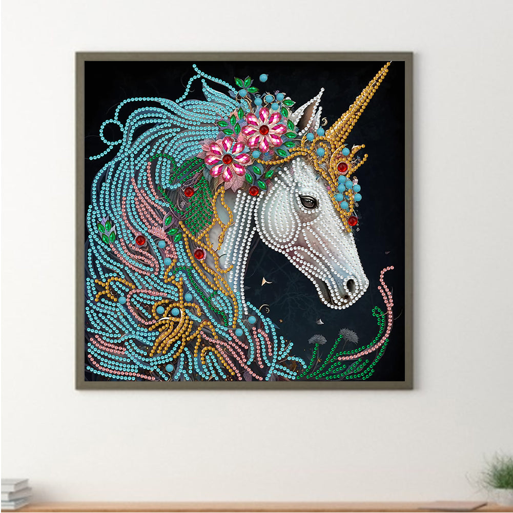 Unicorn - Special Shaped Drill Diamond Painting 30*30CM