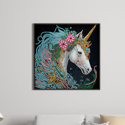 Unicorn - Special Shaped Drill Diamond Painting 30*30CM