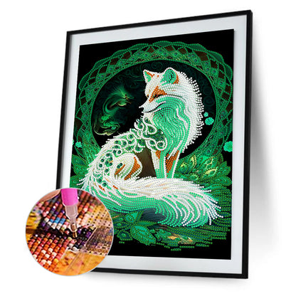 Gorgeous Fox - Special Shaped Drill Diamond Painting 30*40CM