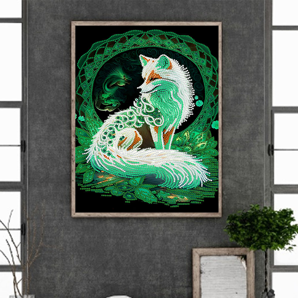 Gorgeous Fox - Special Shaped Drill Diamond Painting 30*40CM