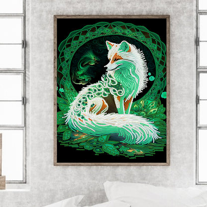 Gorgeous Fox - Special Shaped Drill Diamond Painting 30*40CM