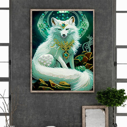 Gorgeous Fox - Special Shaped Drill Diamond Painting 30*40CM