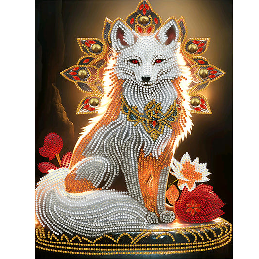 Gorgeous Fox - Special Shaped Drill Diamond Painting 30*40CM