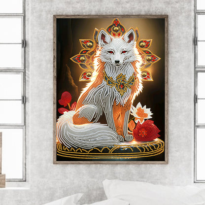 Gorgeous Fox - Special Shaped Drill Diamond Painting 30*40CM