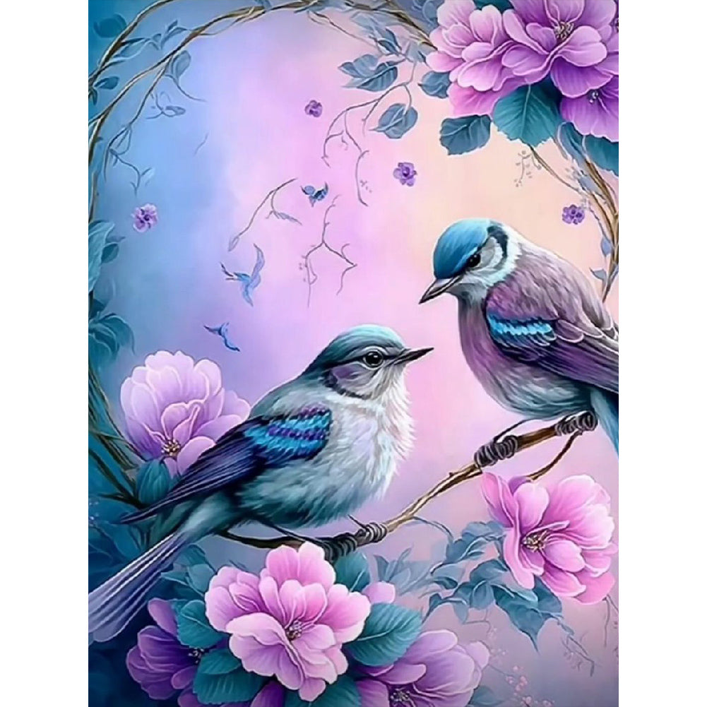 Birdsong - Full Round Drill Diamond Painting 30*40CM