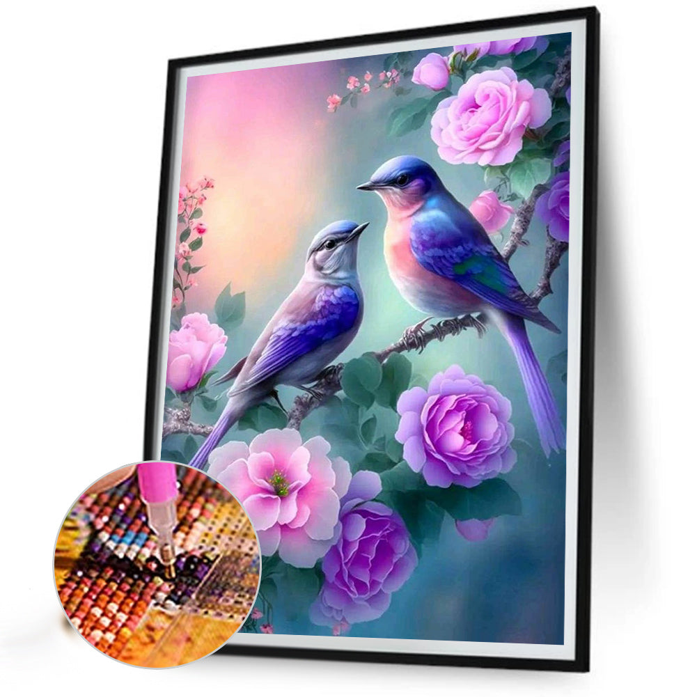 Birdsong - Full Round Drill Diamond Painting 30*40CM