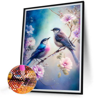 Birdsong - Full Round Drill Diamond Painting 30*40CM