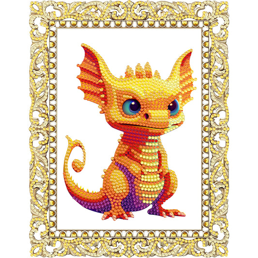 DIY Diamond Arts and Crafts Cartoon Crystal Rhinestone Diamond Painting for Kids