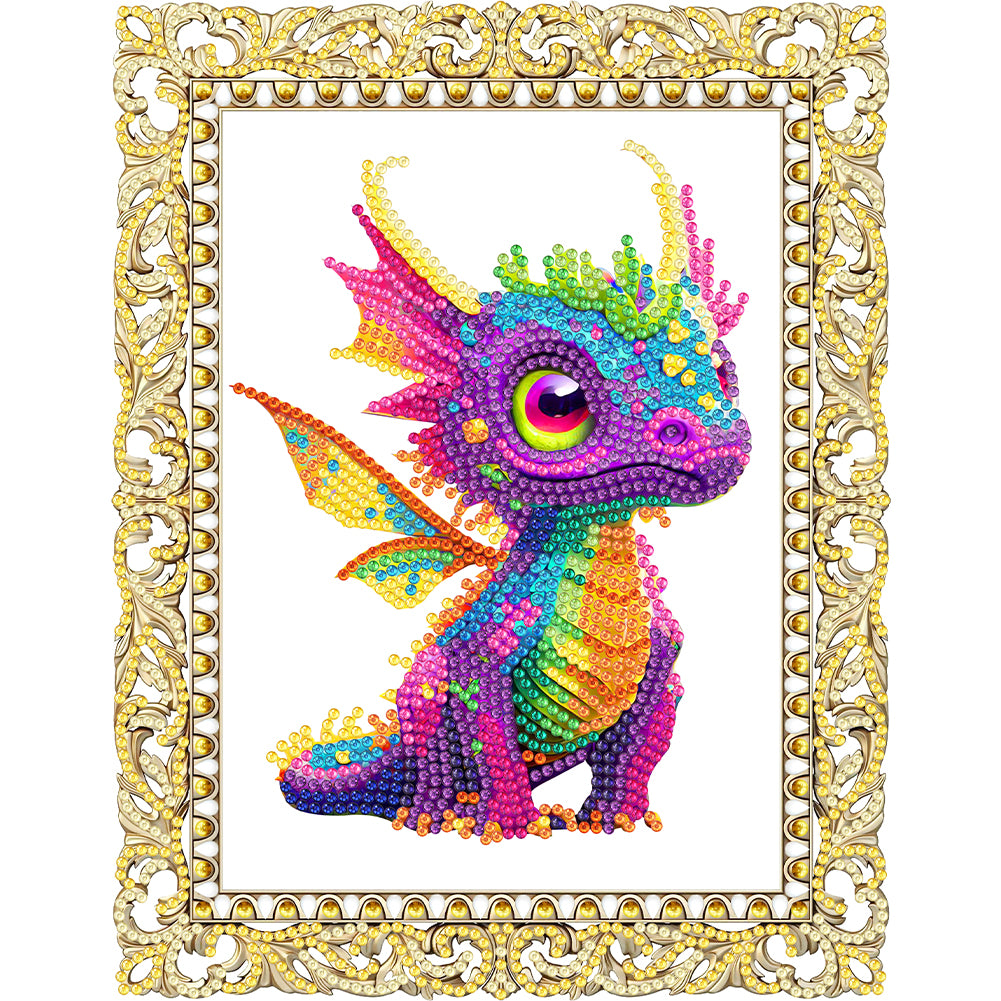 DIY Diamond Arts and Crafts Cartoon Crystal Rhinestone Diamond Painting for Kids