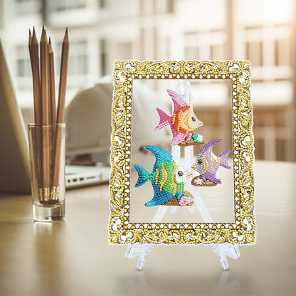 DIY Diamond Arts and Crafts Cartoon Crystal Rhinestone Diamond Painting for Kids