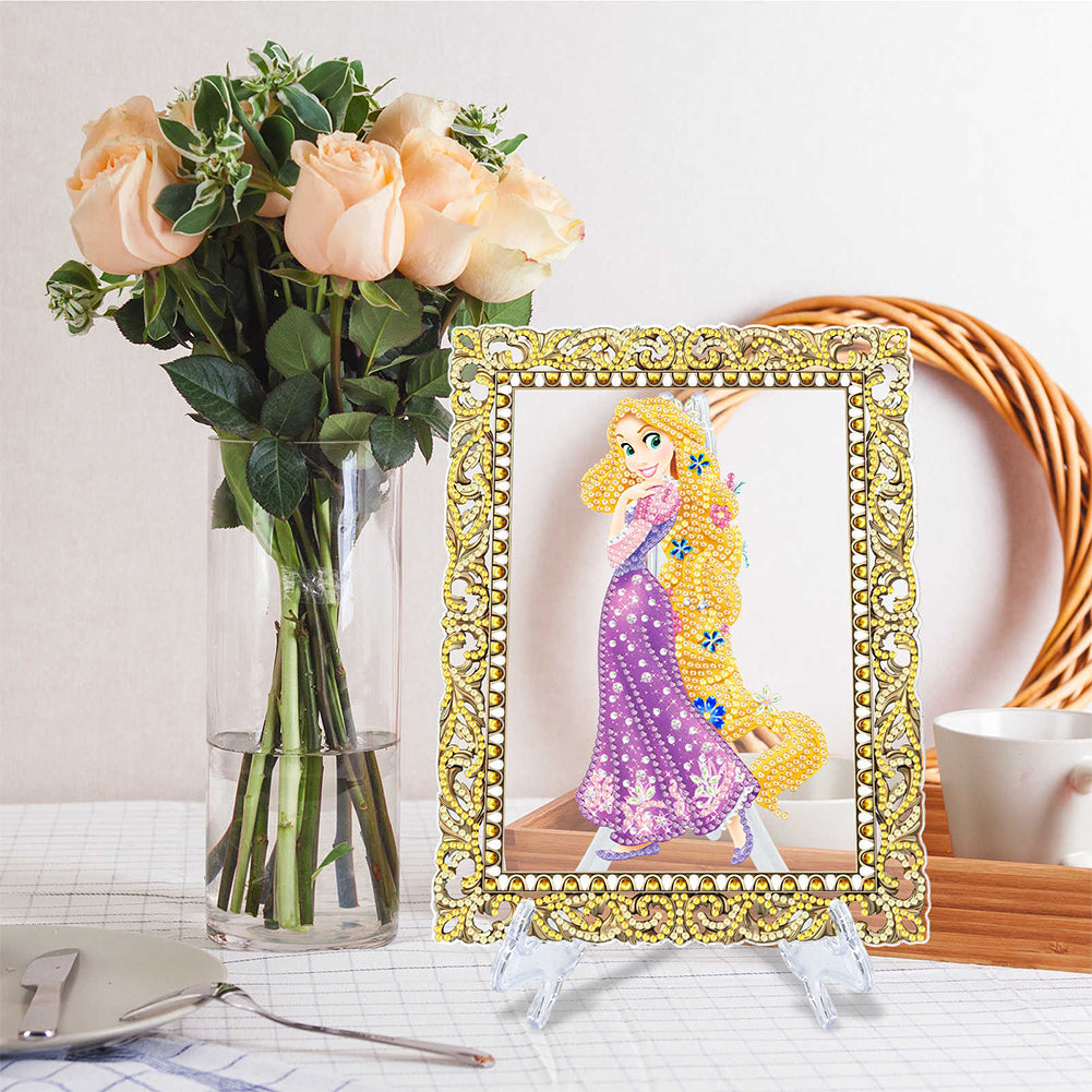 DIY Crystal Rhinestone Diamond Painting 5D with Frame Home Table Wall Decoration