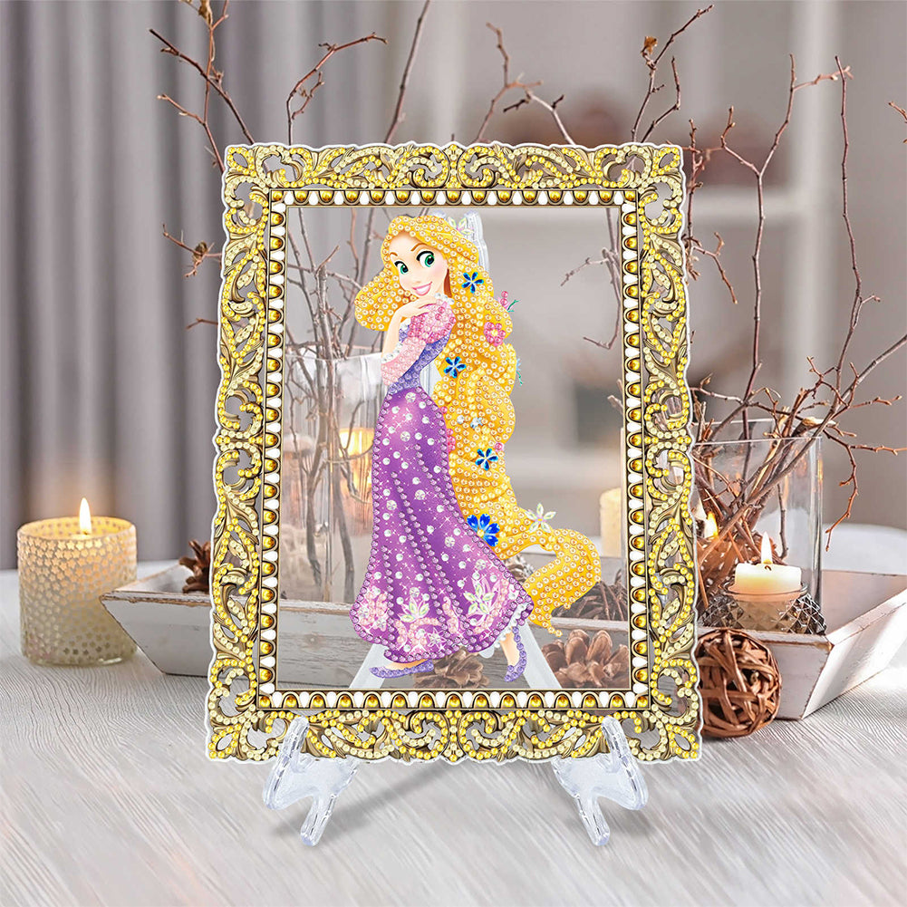 DIY Crystal Rhinestone Diamond Painting 5D with Frame Home Table Wall Decoration