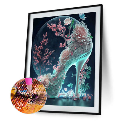 Fantasy Colorful High Heels 30*40Ccm(canvas) full round drill diamond painting