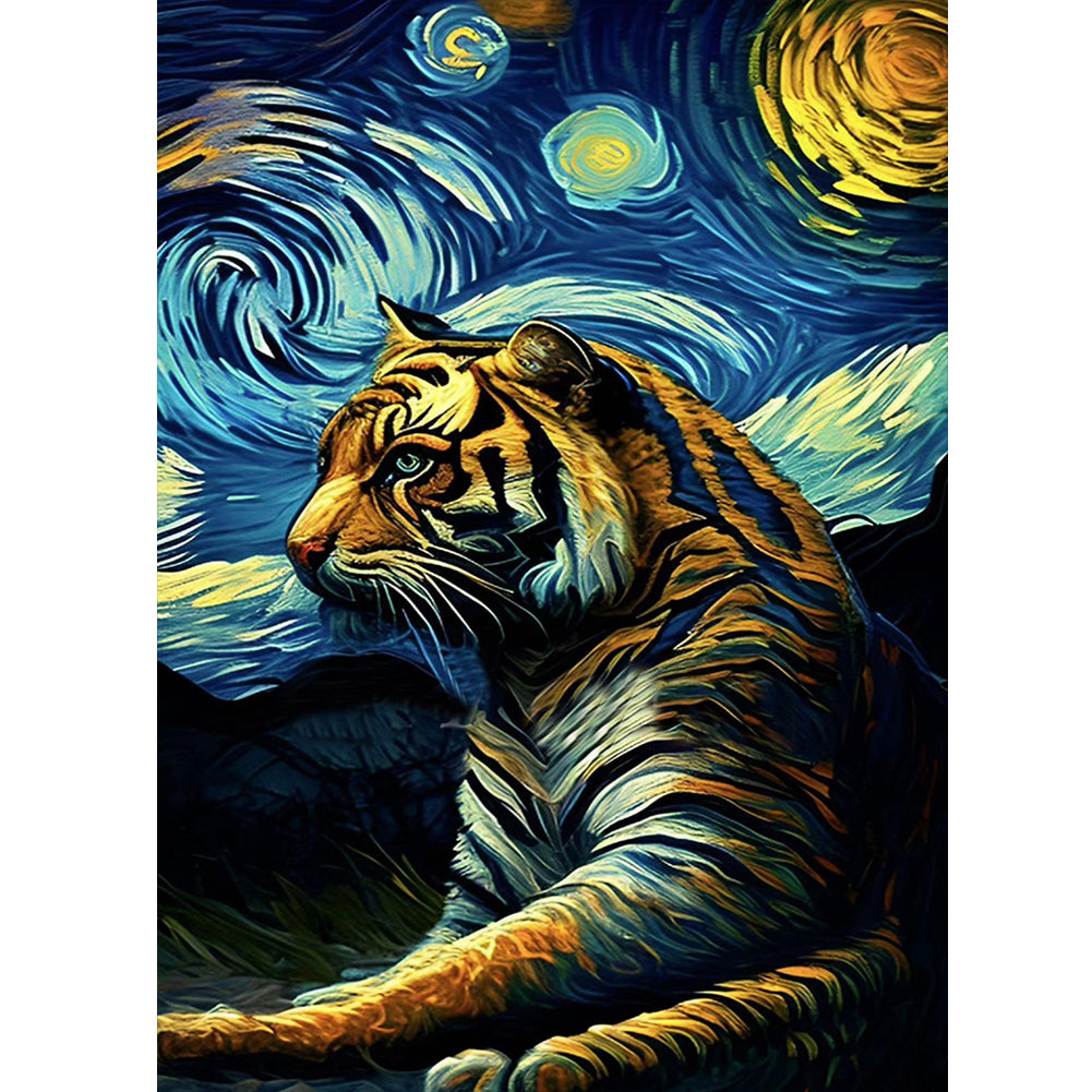 Star Tiger 30*40Ccm(canvas) full round drill diamond painting