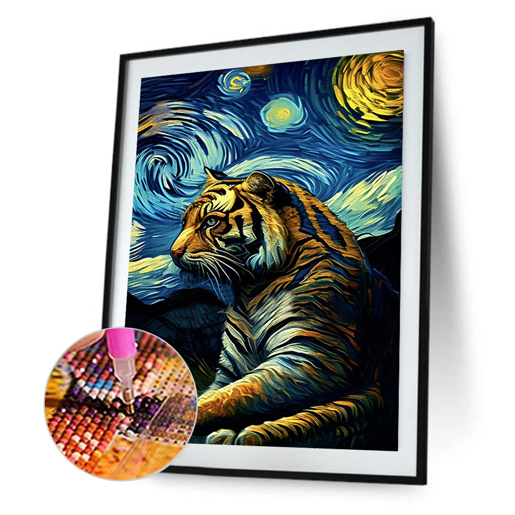 Star Tiger 30*40Ccm(canvas) full round drill diamond painting