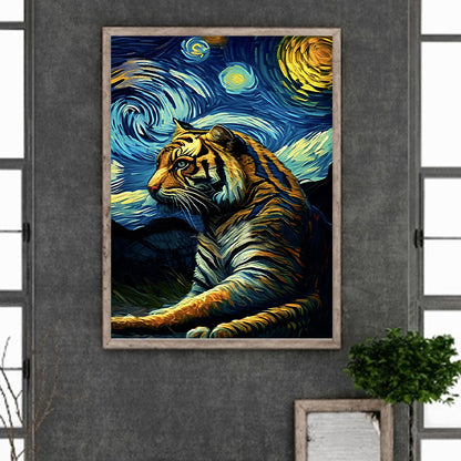 Star Tiger 30*40Ccm(canvas) full round drill diamond painting