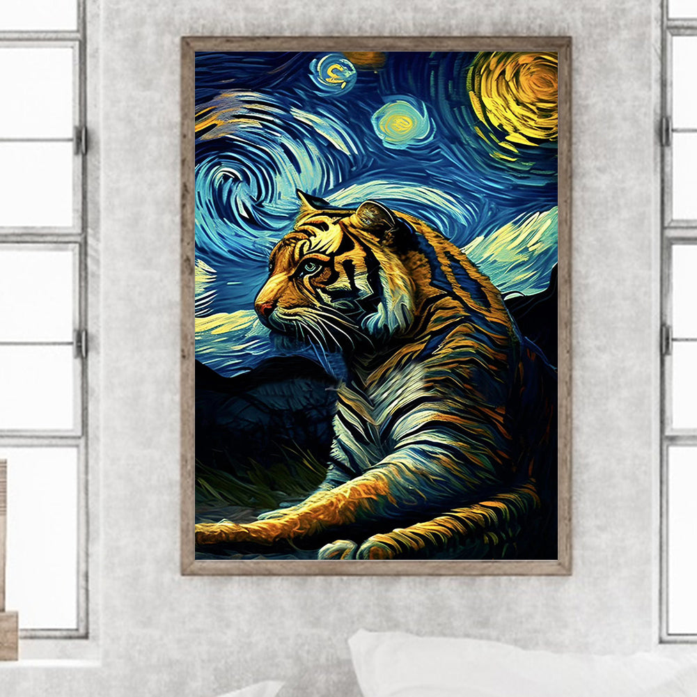 Star Tiger 30*40Ccm(canvas) full round drill diamond painting