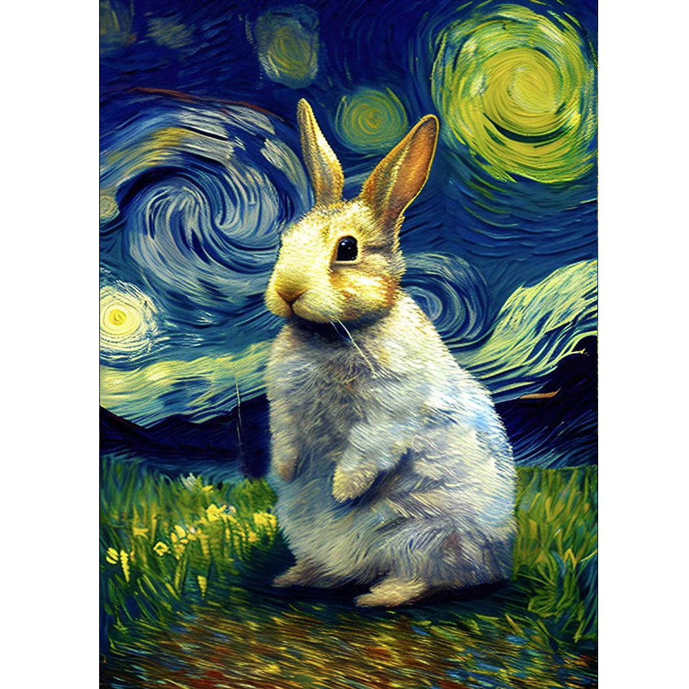 Star Bunny 30*40Ccm(canvas) full round drill diamond painting