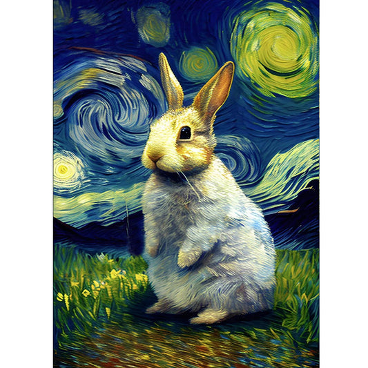 Star Bunny 30*40Ccm(canvas) full round drill diamond painting