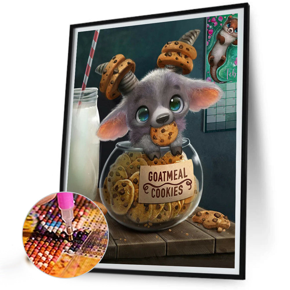 Cookie Animal 40*50Ccm(canvas) full round drill diamond painting