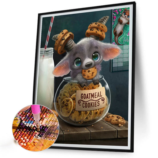 Cookie Animal 40*50Ccm(canvas) full round drill diamond painting