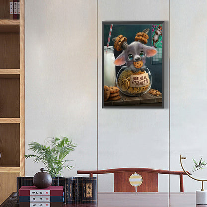 Cookie Animal 40*50Ccm(canvas) full round drill diamond painting