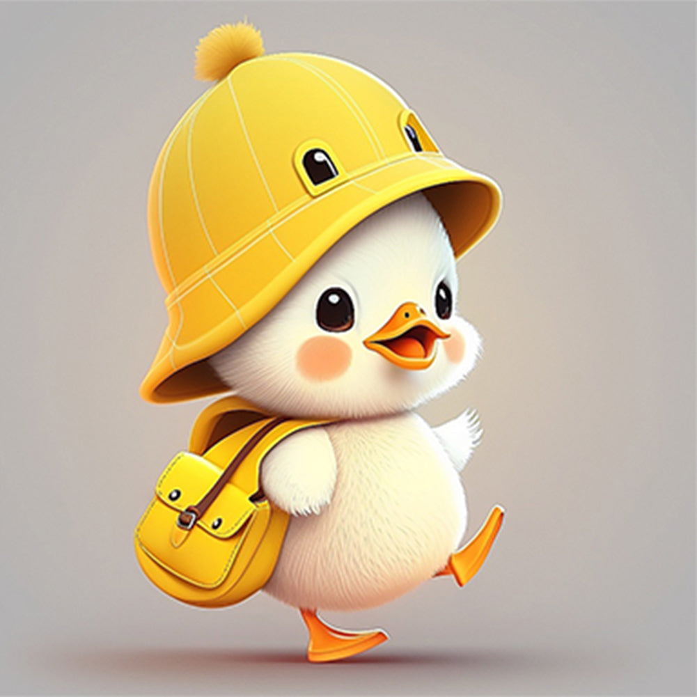 Little Yellow Duck-O630*30cm(canvas) full-round drill diamond painting